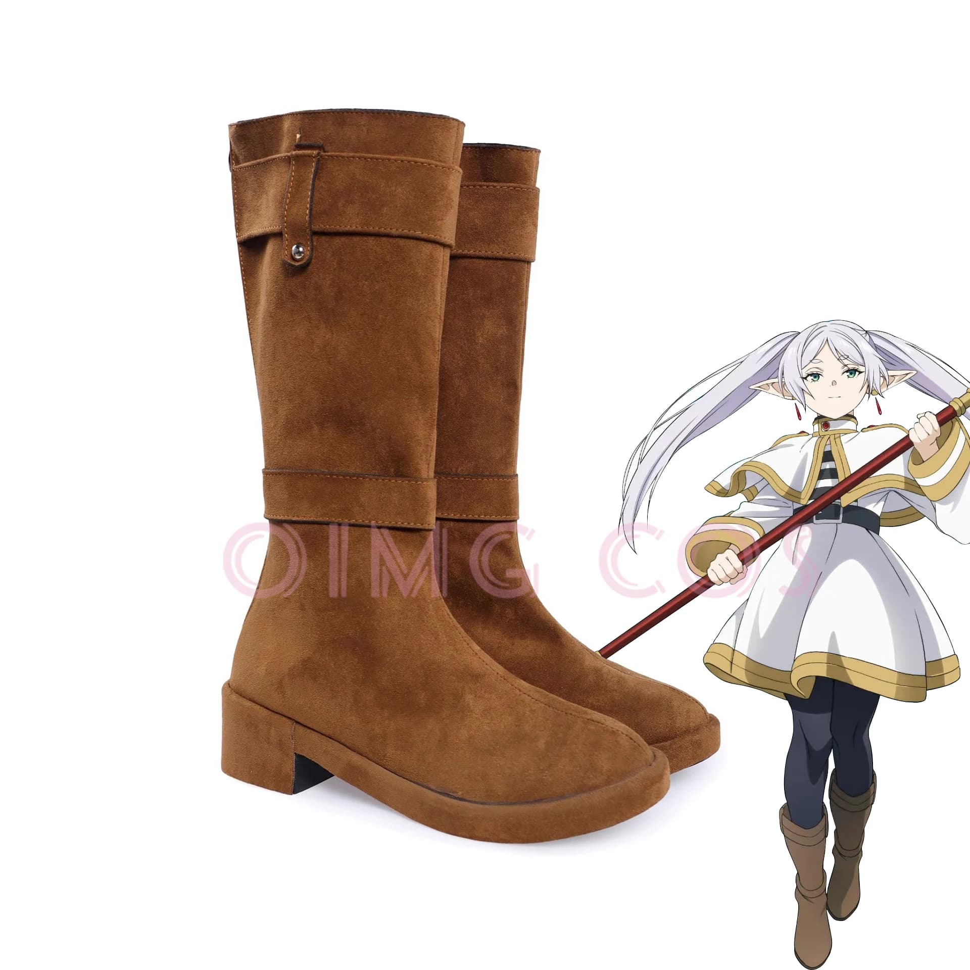 Frieren at the Funeral Frieren Cosplay Shoes Anime Chinese Style Halloween for men Game