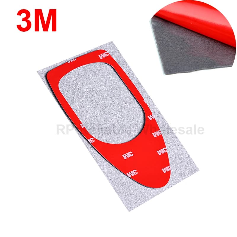 2pcs Customized 3M Strong Double Adhesive Sticker Mounting Tape for Car Aerial, Automobile Shark Tail Antenna Bond, 17cmx7.5cm