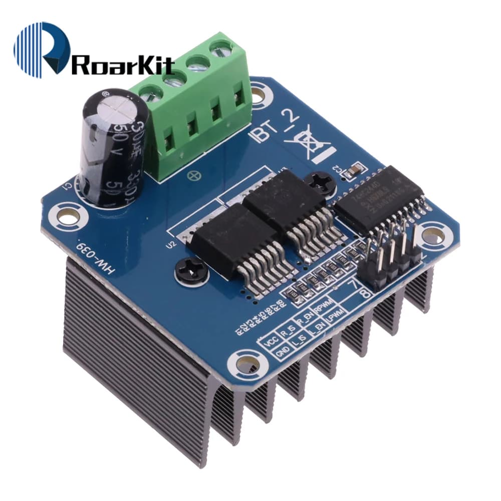 Double BTS7960 B BTS7960B DC 43A Stepper Motor Driver Module H-Bridge PWM Module For Arduino Smart Car