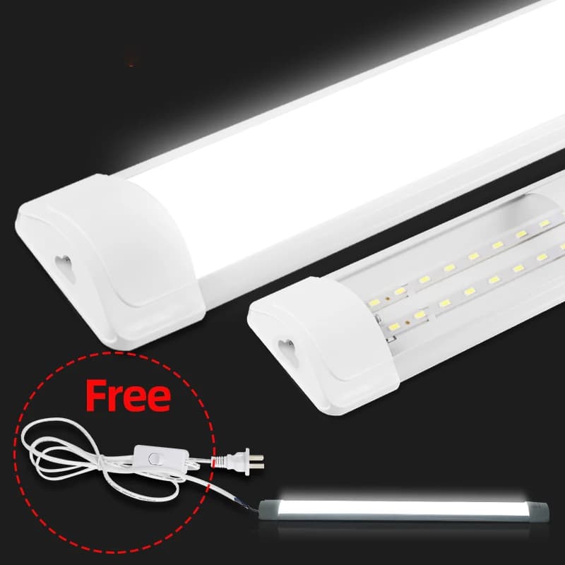 Led Closet Lamps Under Cabinet Light 85-265V Led Tube Lamp Bar 20W Kitchen Cabinet Led Tube Indoor Lighting For Bedroom Closets