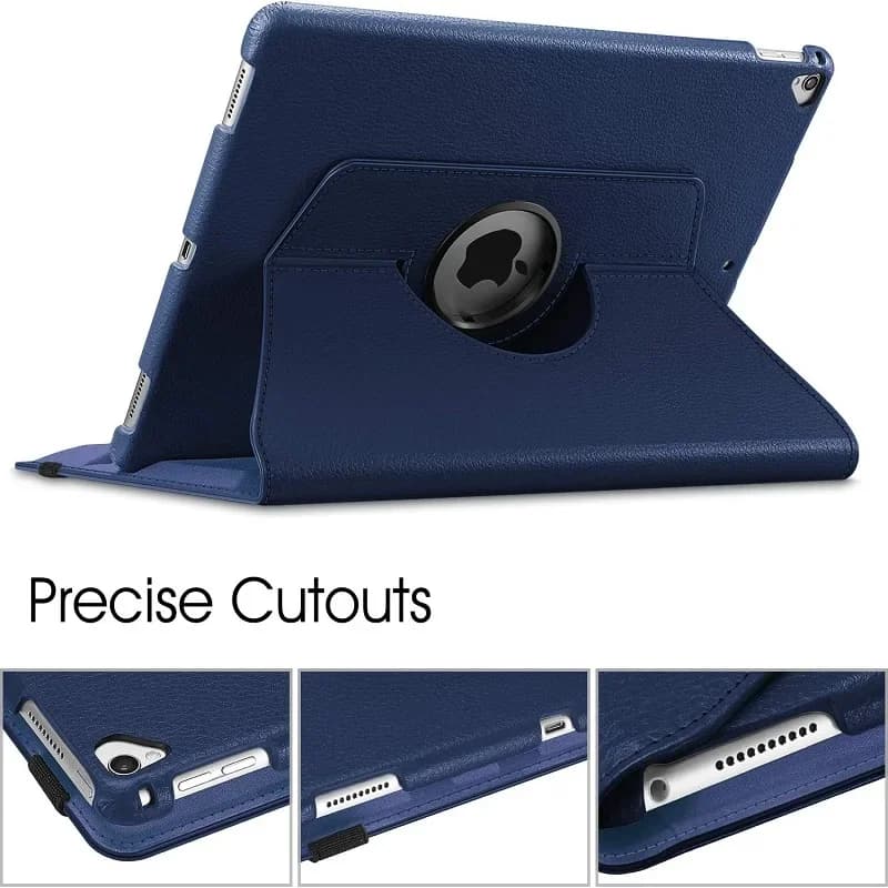Case For Apple iPad Pro 12.9 2015/2017 360 Rotating Smart Cover iPad Air 13 2024 2025 12.9"2018-22 PU Leather Funda Tablet Shell