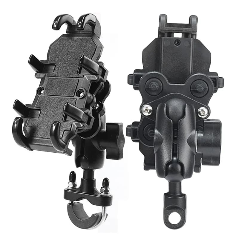 Motorcycle shock-absorbing shock-proof mobile phone holder electric vehicle riding smart phone with shock absorber shock-proof