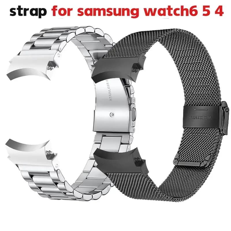 Steel Strap For Samsung Galaxy Watch 6 4 Classic 47mm 43mm 46mm Milanese Band For Galaxy Watch 7 6 5 4 40mm 44mm 5pro Band 45mm
