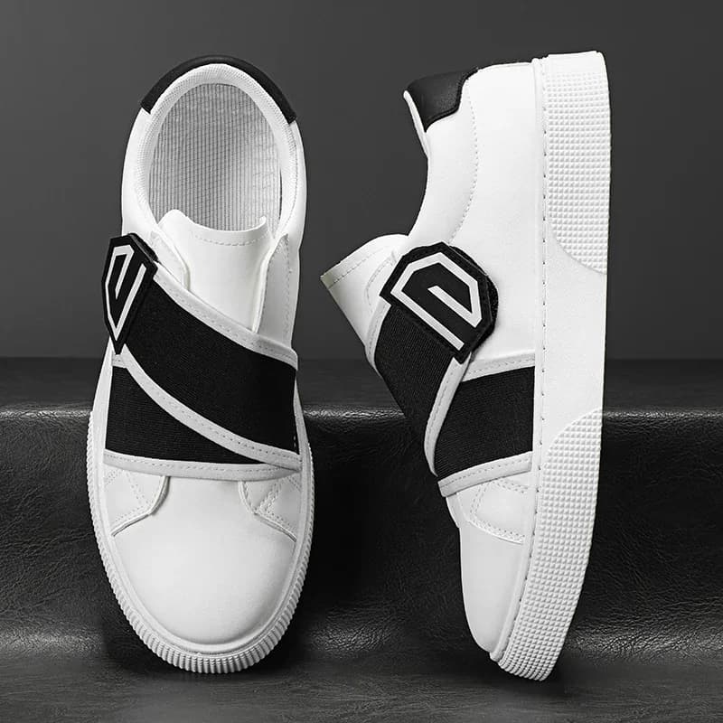 New Men Business Casual Shoes Fashion Anti Slip Outdoor Sneakers Comfortable Wear-resistant Walking Shoes Leather Walking Shoes