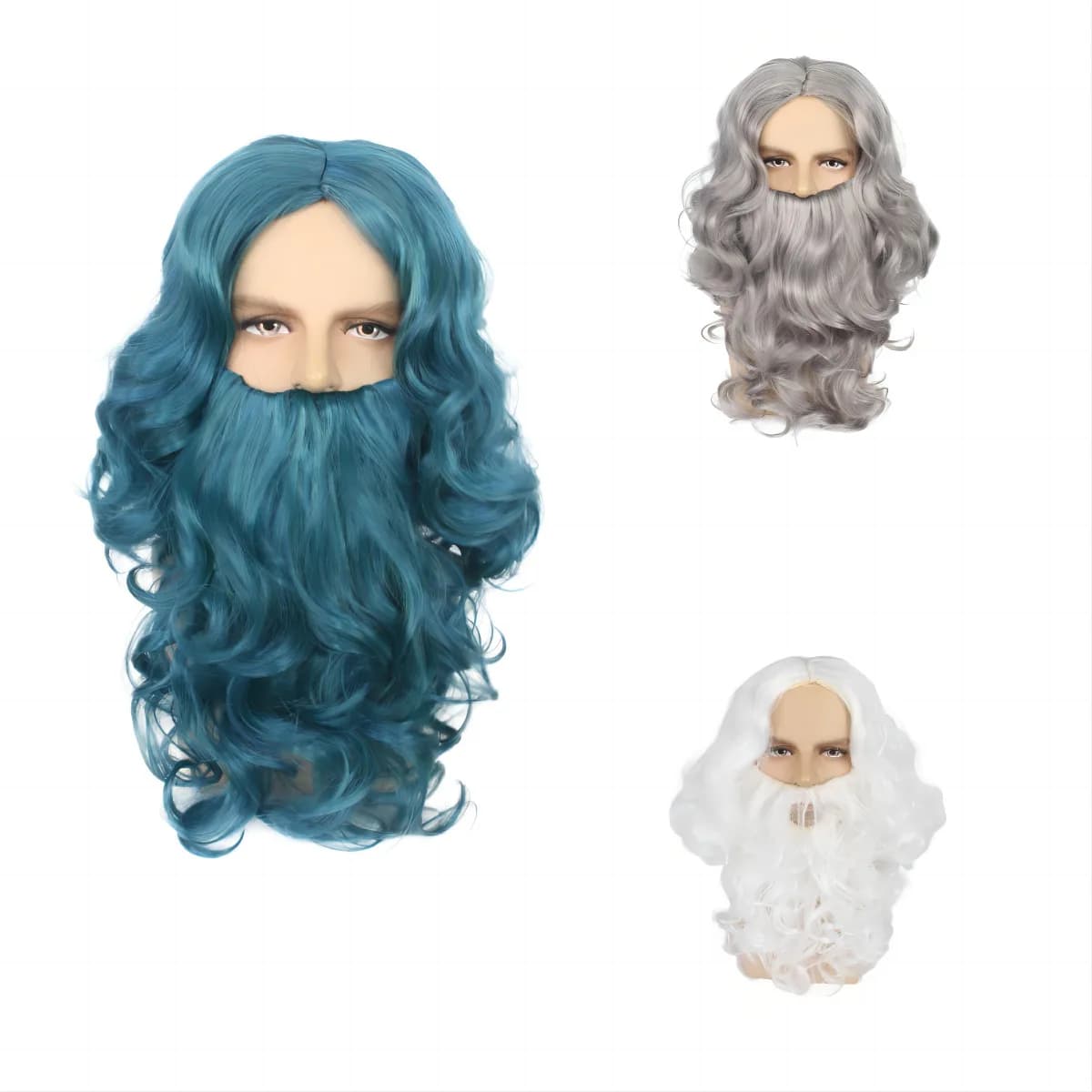 Halloween Party Santa Claus  Beard Wig Set