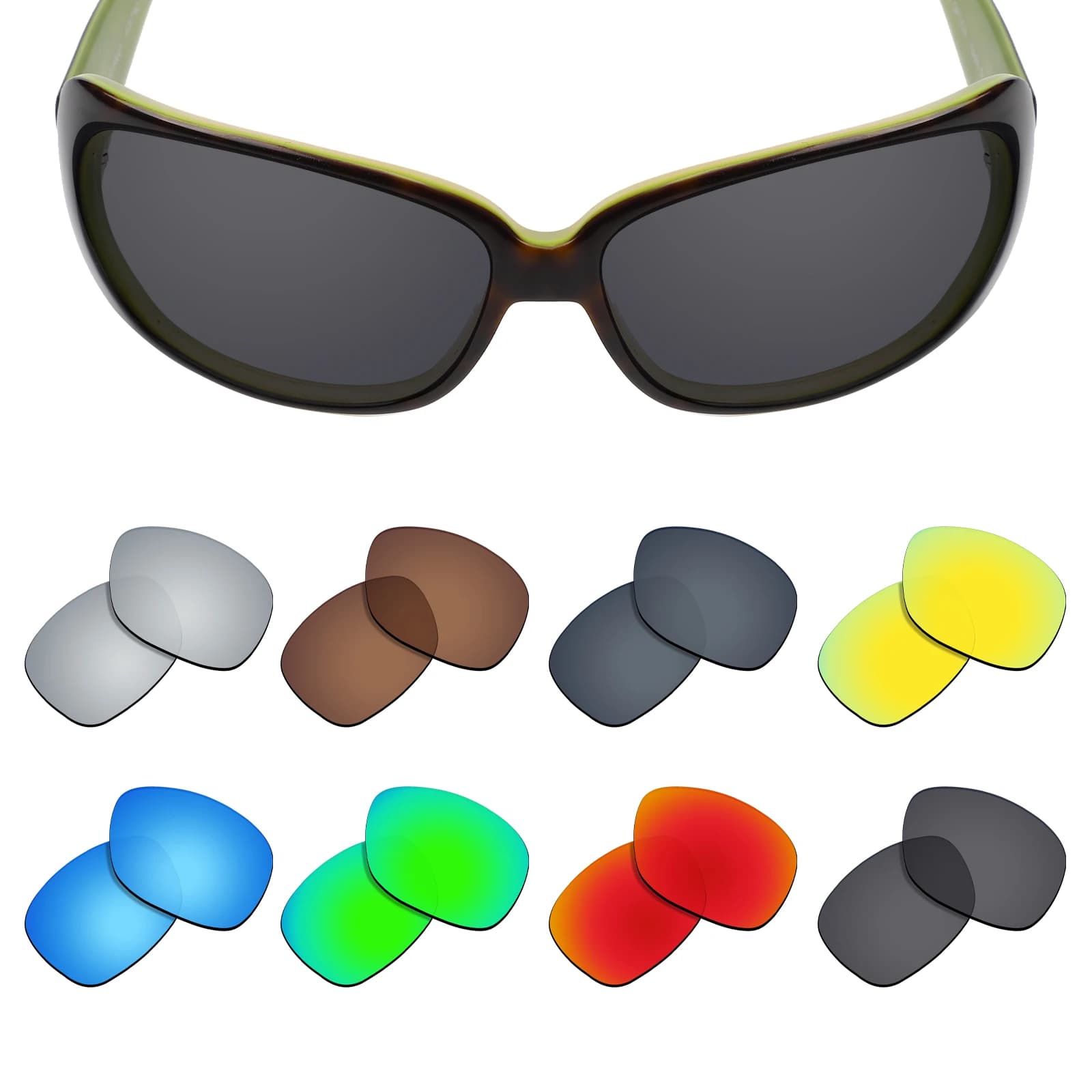 Firtox True UV400 Polarized Lenses Replacement Compatible with Smith Shoreline Sunglasses (Lens Only) - Multiple Colors