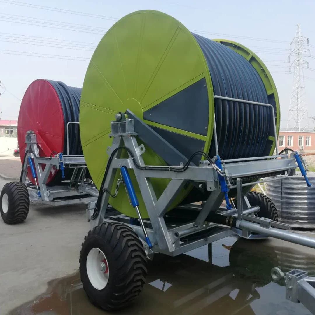 2021 Hose Reel Irrigation System Mobile Rain Gun Automatic Irrigation Drum Machine