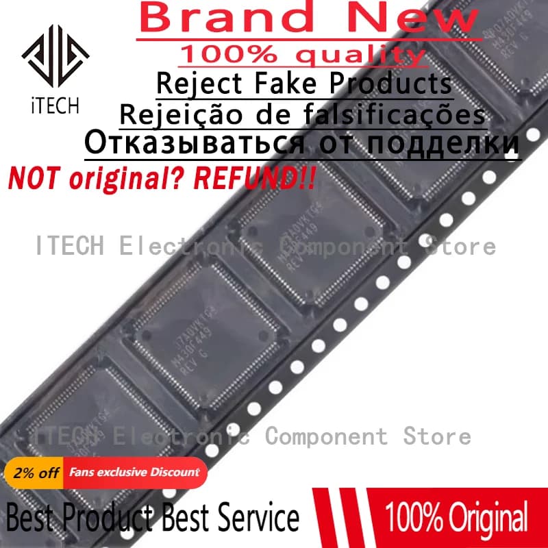 10pcs/lot Original MSP430F449IPZR MSP430F449IPZ M430F449 LQFP100 Microcontroller Chipset 100% New and Genuine