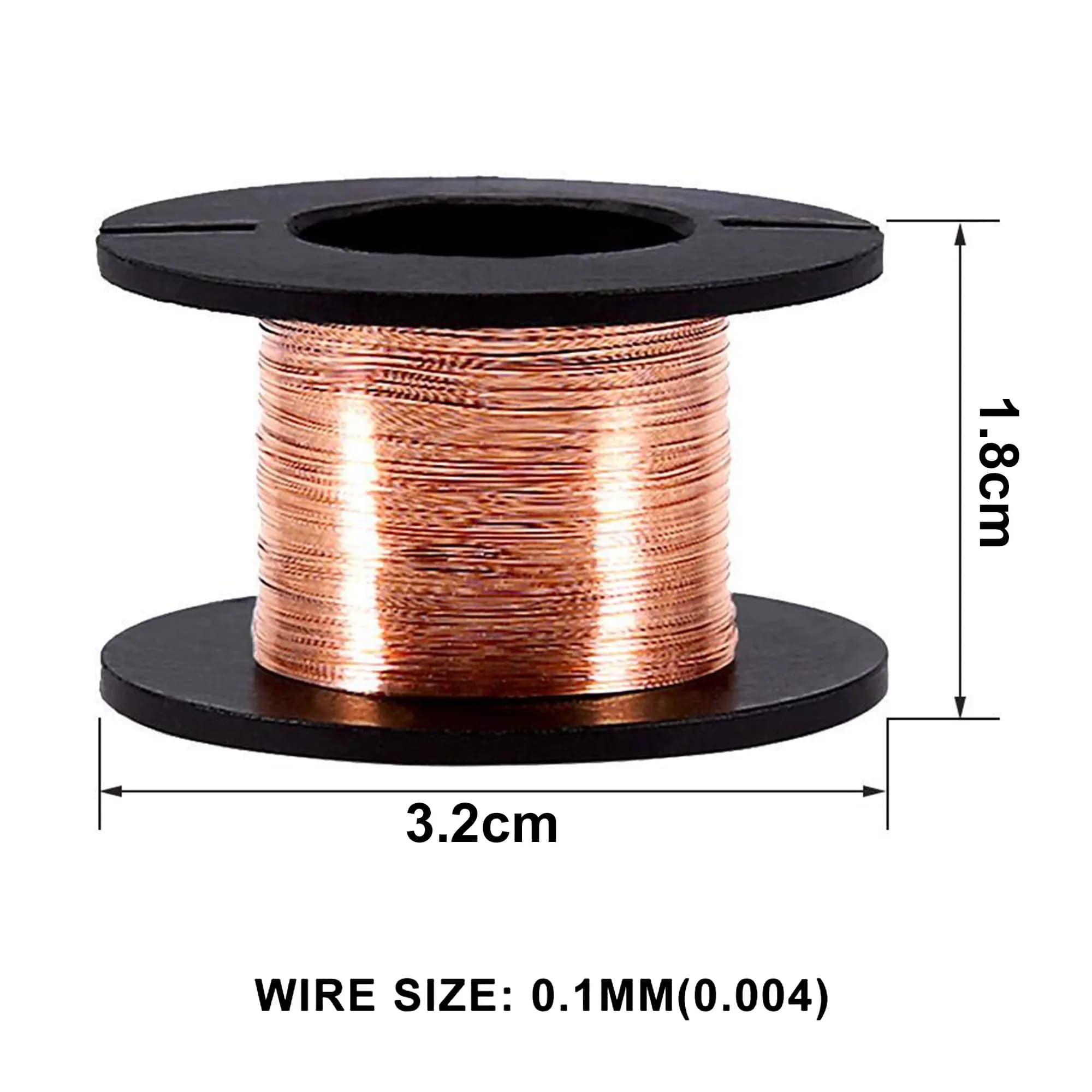 Enameled Copper Wire, 0.1mm Gauge, for Electronics Repair & Maintenance&Connecting or Soldering Purpose