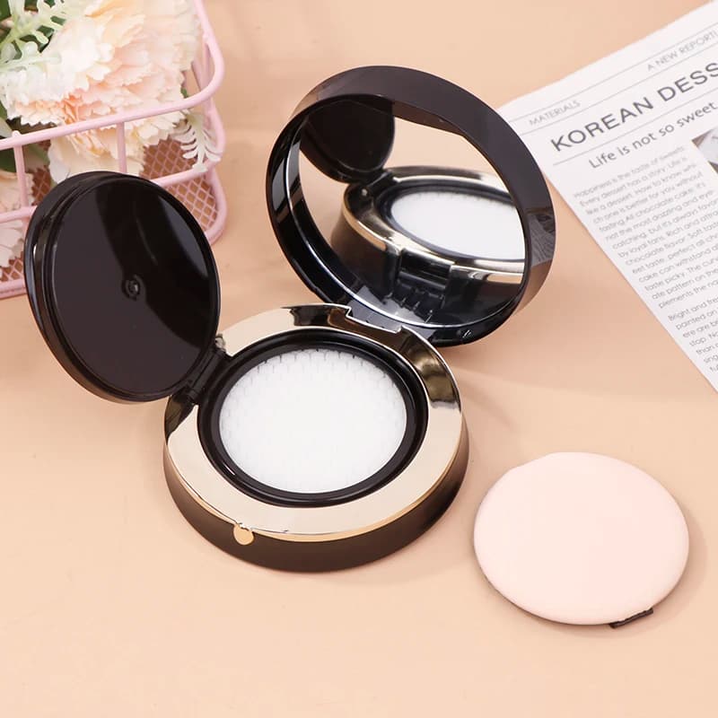 15g/0.5oz Empty Air Cushion Puff Box Portable Cosmetic Makeup Case Container With Powder Sponge Mirror For BB Cream Foundation