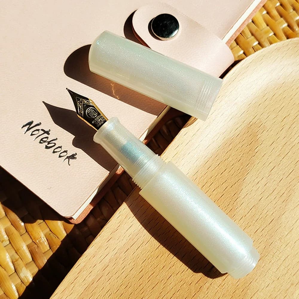 New Moonman Fountain Pen Semi Transparent Pearl Series Exquisite Writing Mini Travel Portable Pocket Pen Gift for Friends