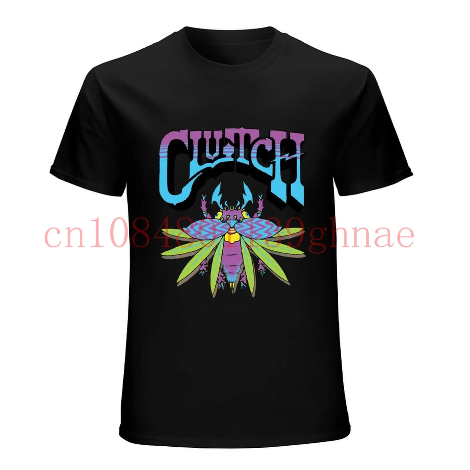 New Clutch Concert Tour Logo American Rock Band Men's Black T-Shirt S-3XL