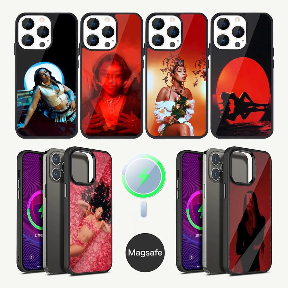 Hot Singer K-Kali Uchis Phone Case For iPhone 16,15,14,13,12,11,Plus,Pro,Max Mini Magsafe Magnetic Wireless Charging
