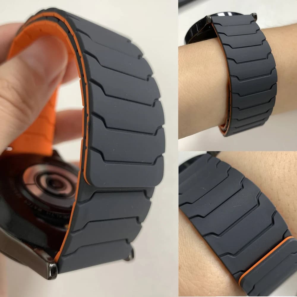 20/22mm Magnetic Strap For Huami AMAZFIT BIP 6 5 UNITY Silicone Loop Band GTR 4/3/3 Pro 2e GTS 4 mini 3 BALANCE Sports Watchband