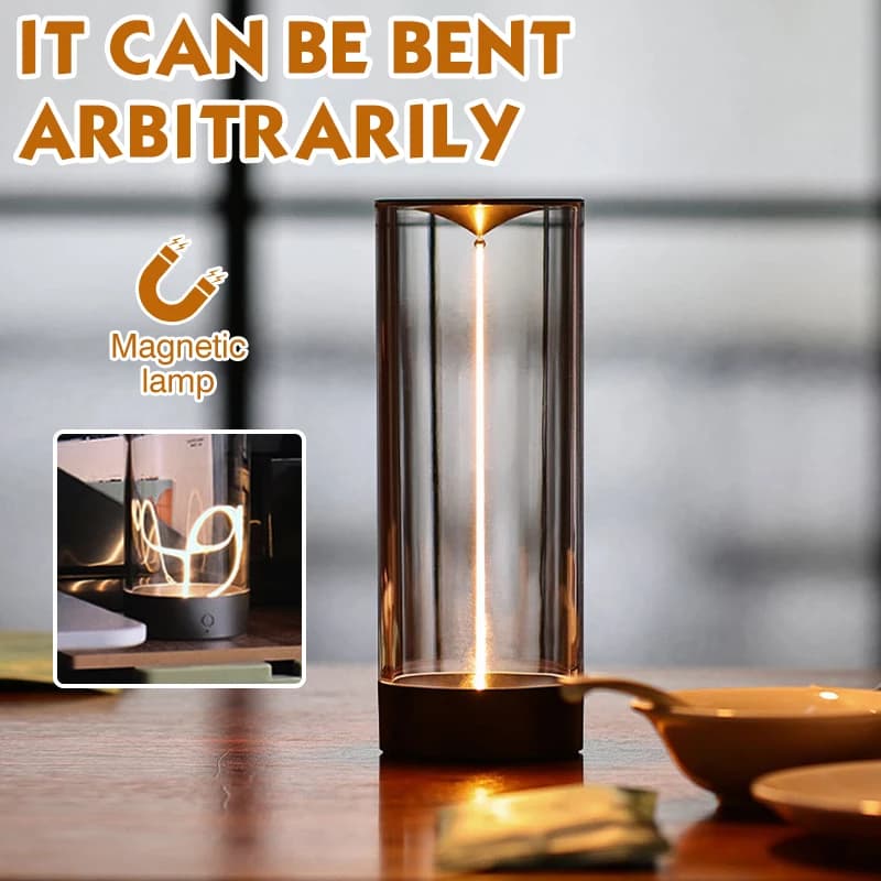 AUGE Mini Minimalist Table Lamp Cordless LED Desk Lamp Rechargeable Modern Night Lights Portable Nightstand Lamps for Bedroom