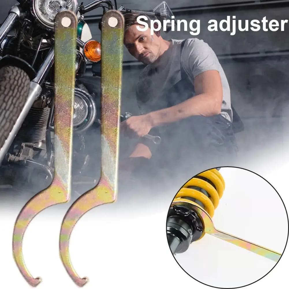 185mm Motorcycle Repair Tools Shock Absorber Moto Spanner Wrench Spring Adjuster Absorption Tool Modification Accessories