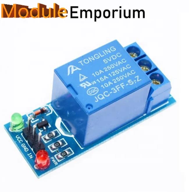 JQC-3FF-S-Z-05VDC 5V low level trigger 1 Single Channel Road Way Relay Module