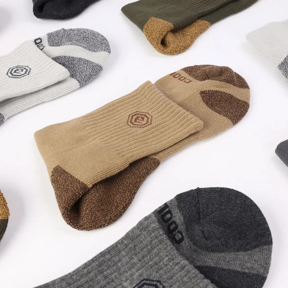 Emersongear Blue Label "Iguana"  Functional Mid-Top Socks 1Pair 18cm Tactical Hosiery Deodorizing Comfortable Camping Daily