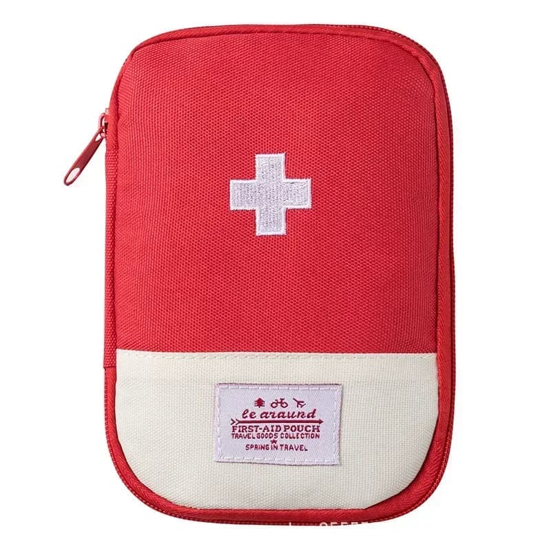 Portable First Aid Medical Kit Travel Outdoor Camping Emergency Medicine Storage Bag Travel Mini EDC Pouch Organizer Pill Case