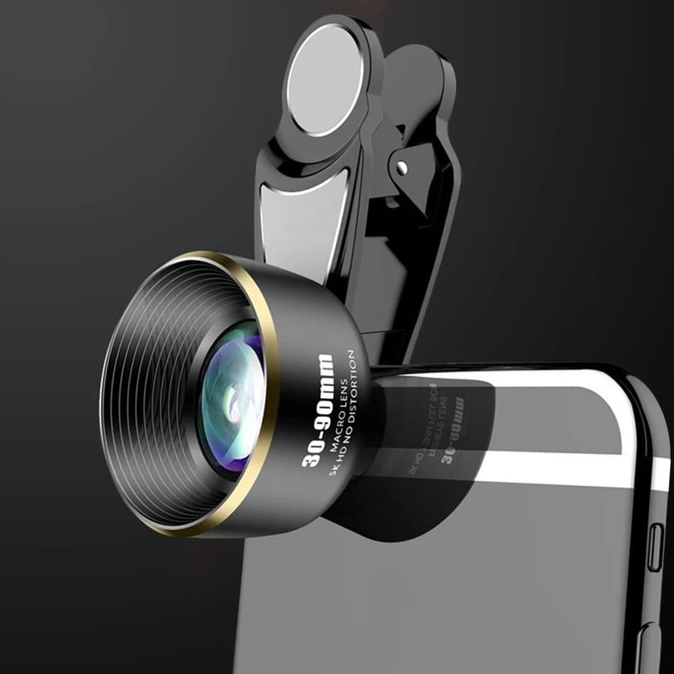 30-90mm Phone Camera Lens Macro Lens 5K HD Mobile Phone Accessories for iPhone 11 12 X all Smartphones Super Macro Lenses