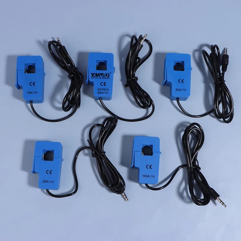 SCT-013-000 10A 20A 50A 60A 100A Open-Close Current Transformer Non-invasive AC Current Sensor Split Core Current Transformer