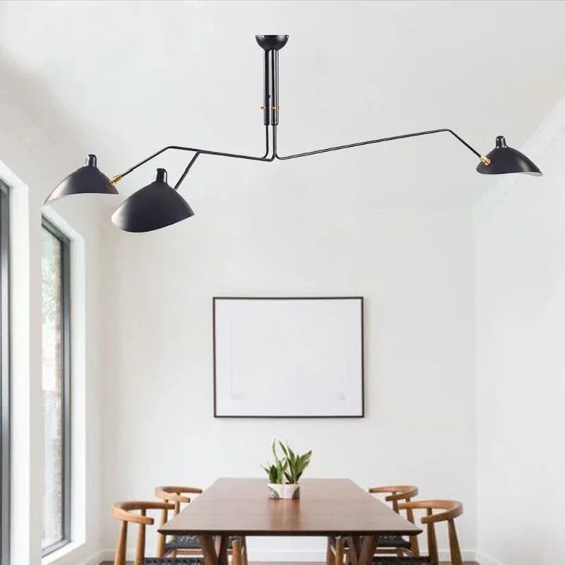 Modern Spider Ceiling Chandeliers Nordic Lamp Simple Design Home Decor Retro Multi Heads Lighting Fixtures Living Room Led Lamps