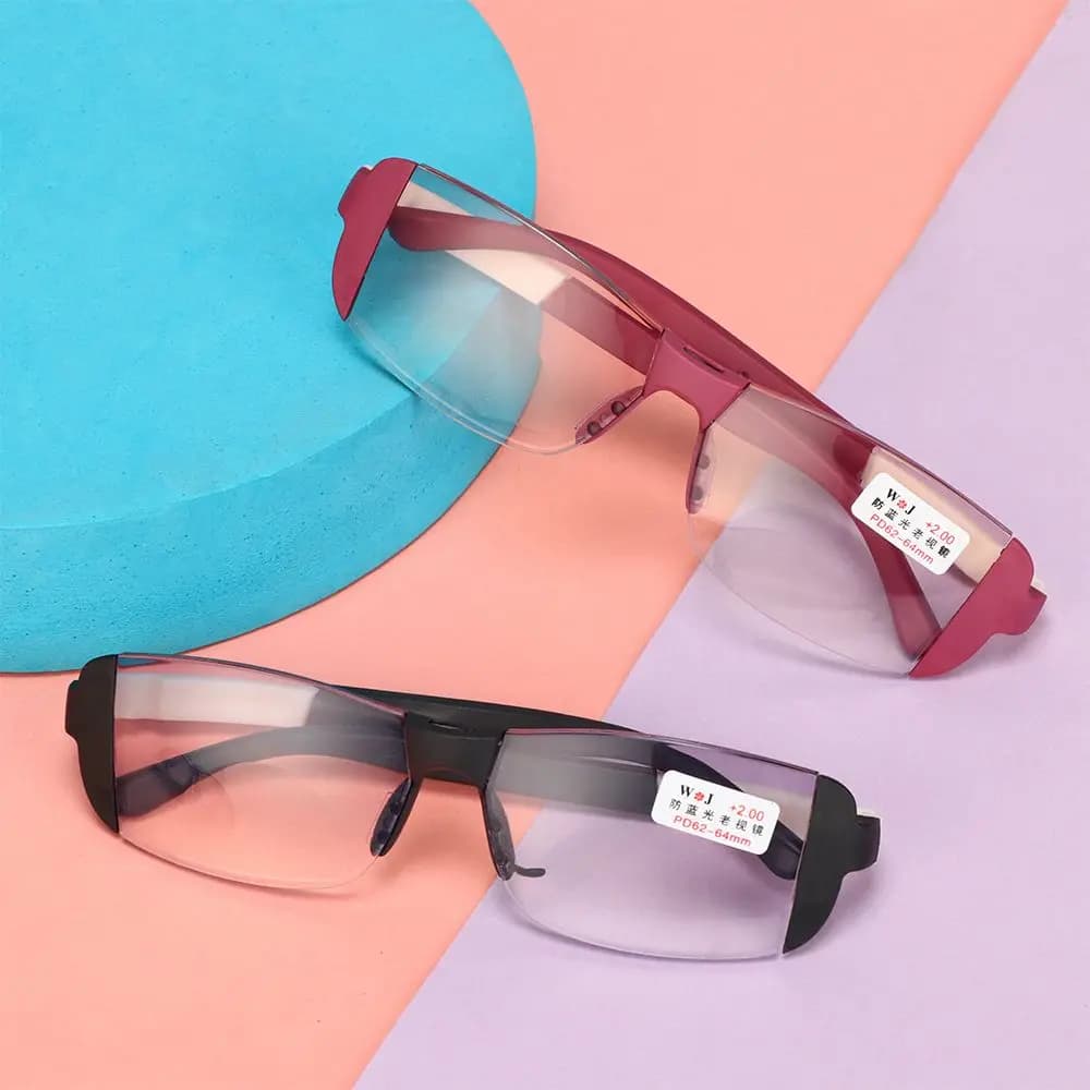 Fashion Anti-Blue Light Reading Glasses Urltra-Light Eye Protection Women Men Elegant Comfortable Eyeglasses for Old Men