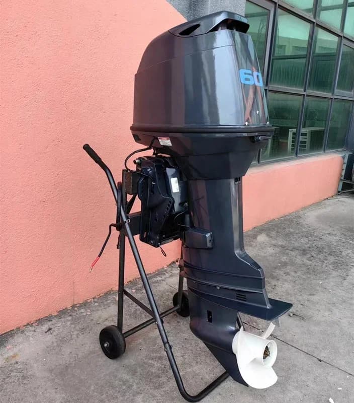 Look Here! 3 Cylinder Original YAMABISI 2 Stroke 60HP Marine Outboard Engine