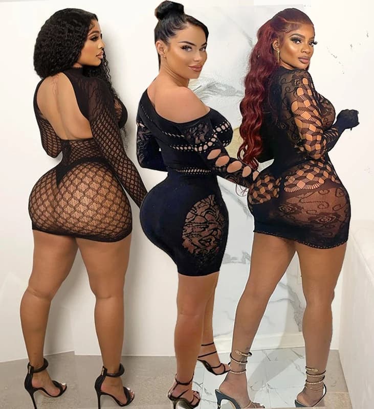 Hot Sexy plus size lingere Babydoll Underwear Translucent Off Shoulder dress costumes sleepwear Bodysuits Costumes dress skirt