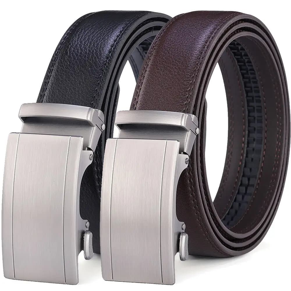 High-Quality Men's Leather Belt Luxury Male Belt Black Brown Man Automatic Buckle Jeans Man Belt Suit Belt Fashion Accessories