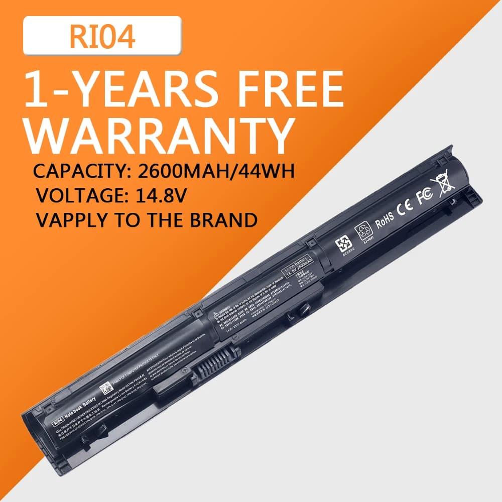 RI04 Battery for HP Probook 450 455 470 G3 G4 for ENVY 15 15-q001tx 805047-851 805294-001 HSTNN-DB7B