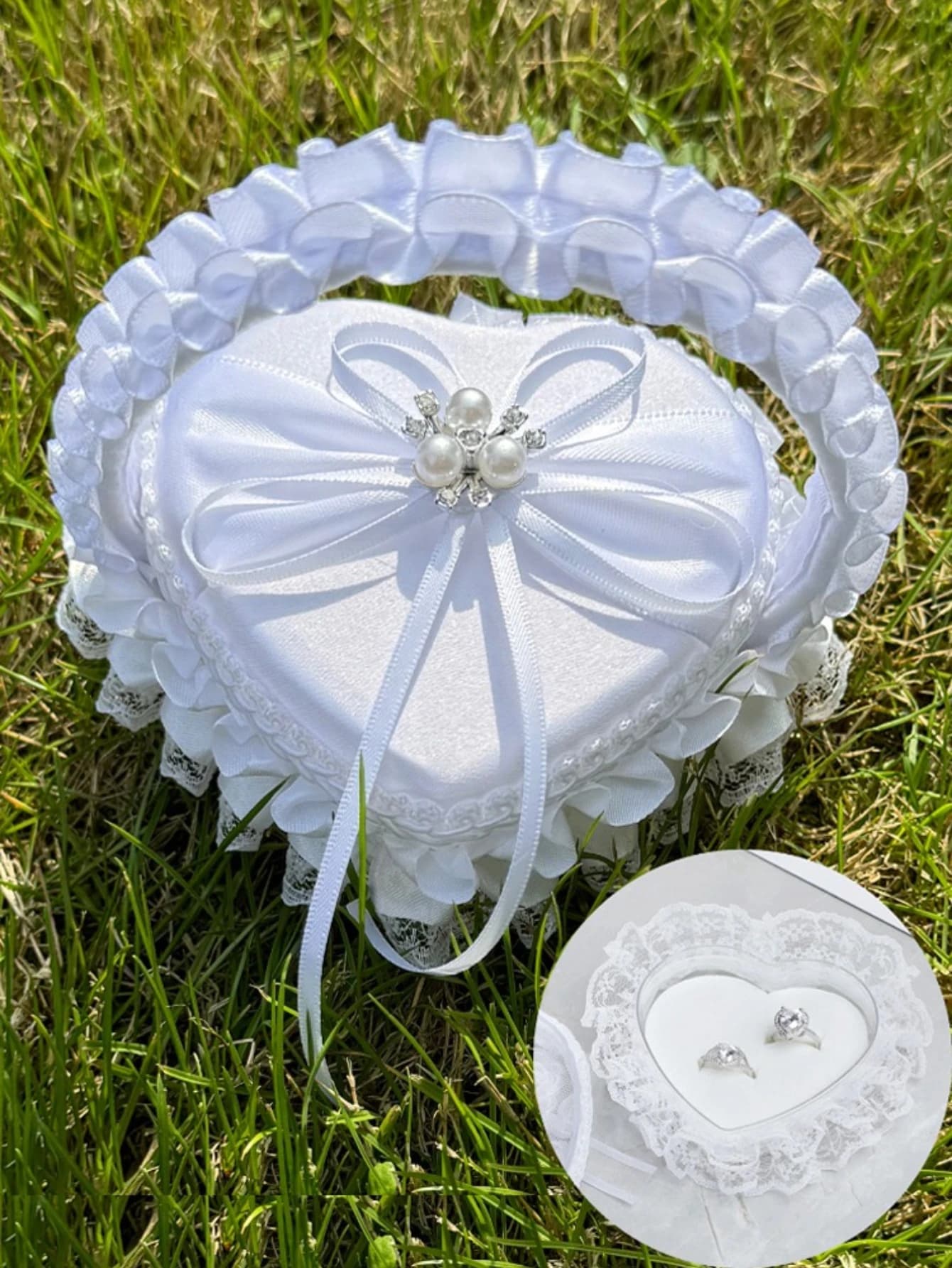 Wedding Flower Girl Ring Storage Box Jewelry Box Holiday Anniversary Proposal Ring Wedding Anniversary Gift for Girlfriend Wife