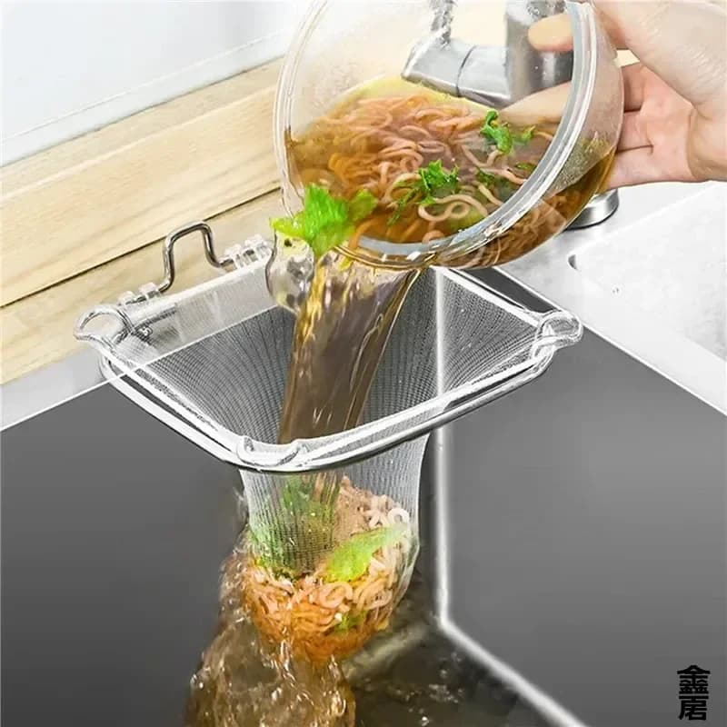 1/ 50Pcs Disposable Kitchen Sink FilterMesh Sewer Garbage Filter Meal Residue Pool Mesh Bag Drainage Screen Sink Garbage Net