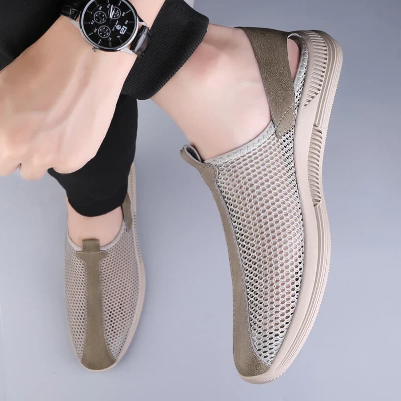 2024 Summer New Fashion Breathable Mesh Casual Men's Shoes Men's Outdoor Lightweight and Comfortable Anti Slip Sports Shoes