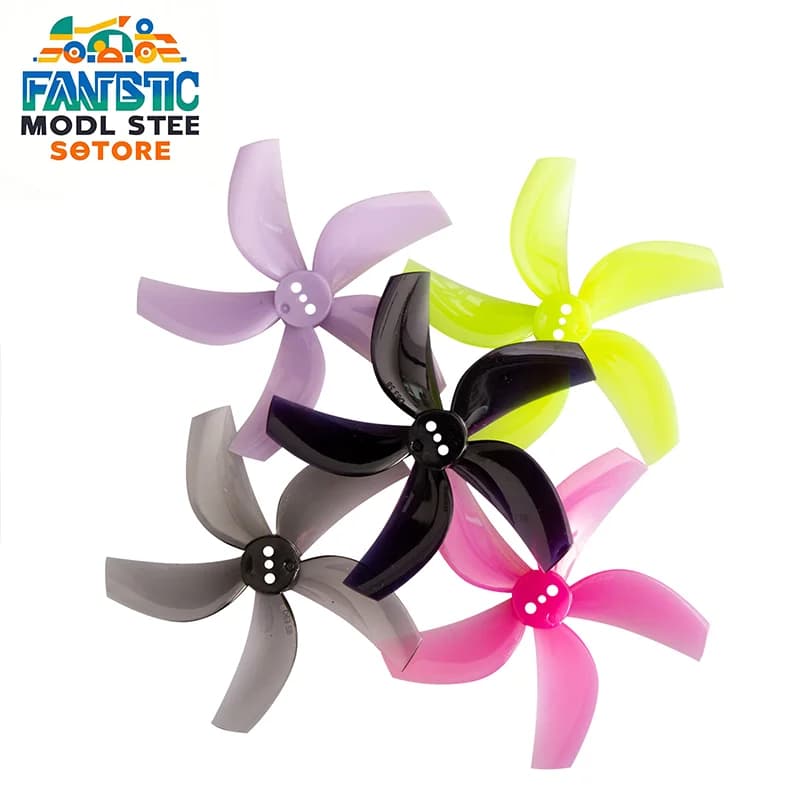 Qianfeng D63-5 2.5-Inch Time Crossing Aircraft With Five Bladed Propeller, 63mm Ducted Propeller Pc Reverse Thrust Ring Propell