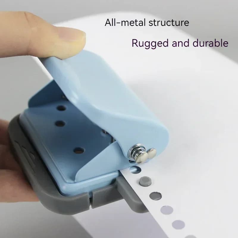 Loose Mini Office DIY Leaf 6-hole Student Punching Machine Stationery Binding Paper Multifunctional