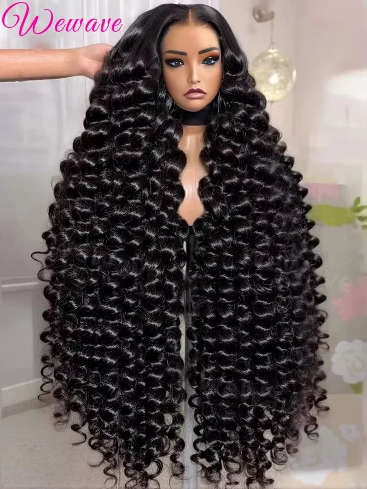 13x6 Hd Lace Frontal Wig Loose Deep Wave Curly Human Hair 100% Preplucked 13x4 Water Wave Front Wigs For Black Women Brazilian