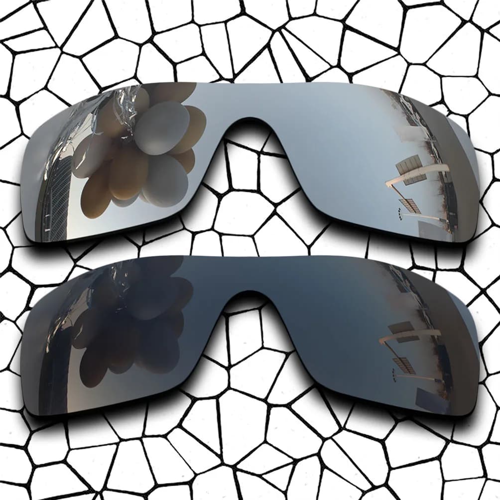 Silver&Grey Black Lenses Replacement For-Oakley TURBINE ROTOR Polarized Sunglasses