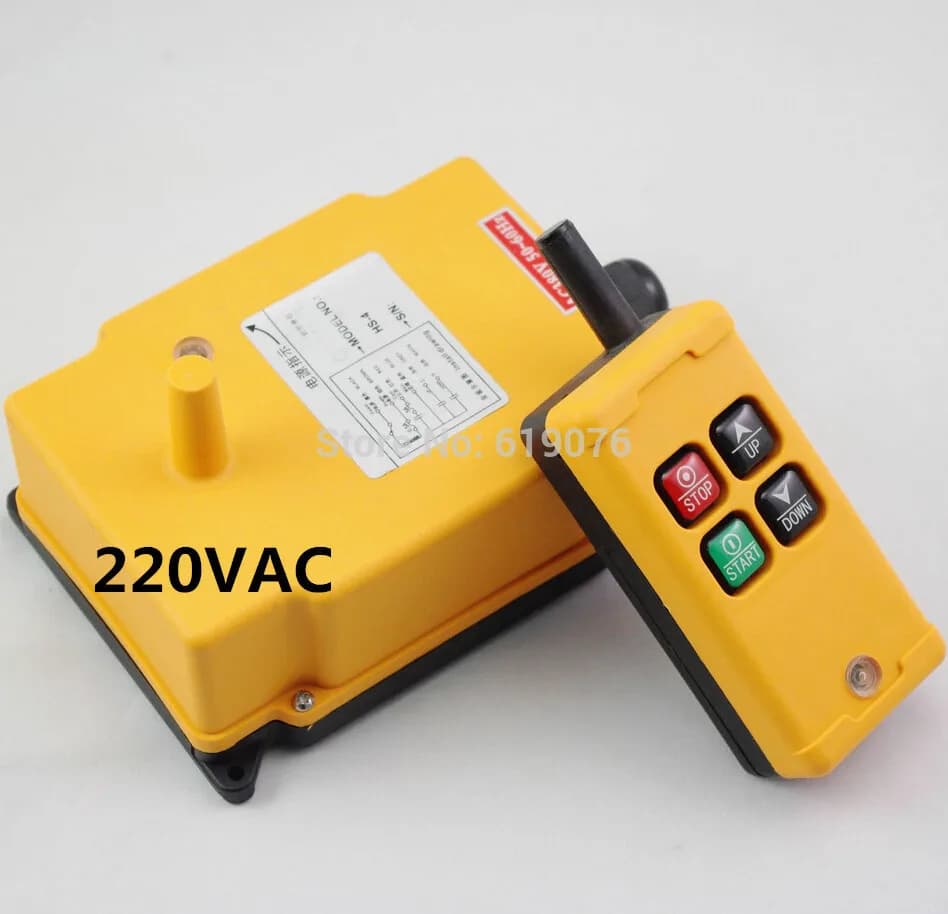 HS-4  220VAC 4 Channels Hoist Crane Radio Remote Control System