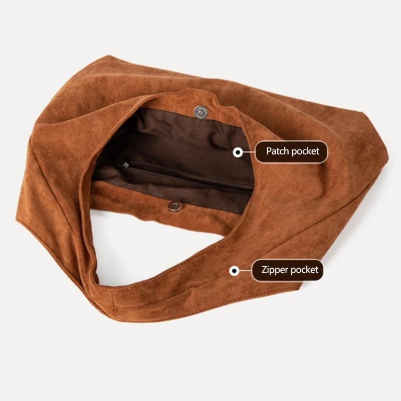 Women's Underarm Bag Spacious Shoulder Bag For Work Shopping Everyday Use 066F