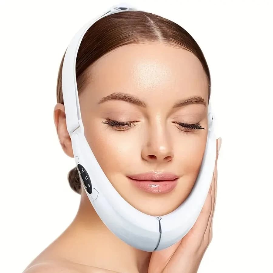 V Line Face Lift Massager Portable FacialMassage Device Rechargeable LEDDisplay Facial Beauty Instrument 5Modes