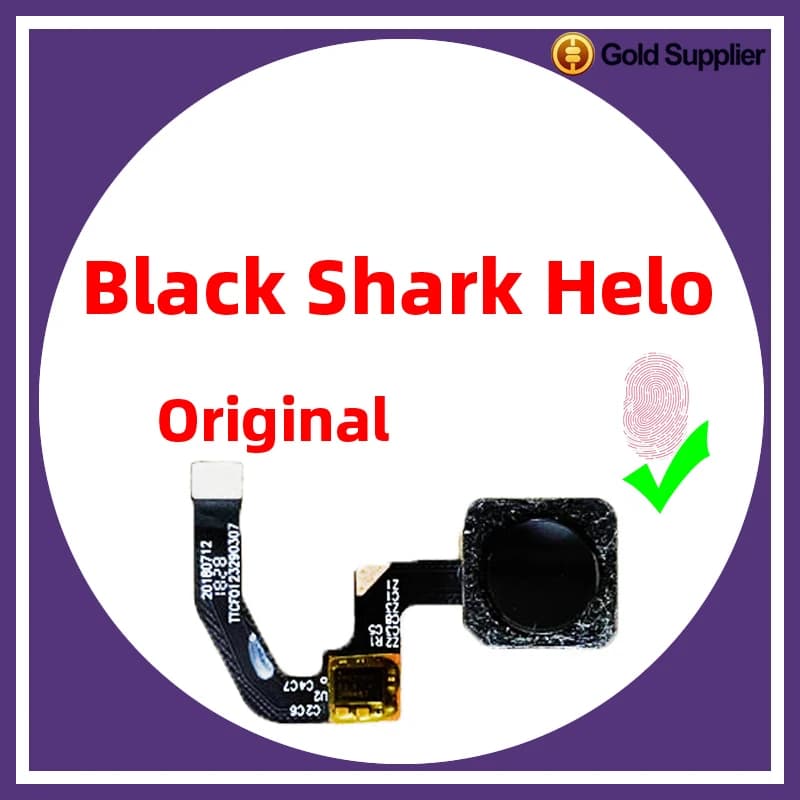 Original For Xiaomi black shark Helo under display Fingerprint Sensor Scanner Touch ID Connect home button Flex Cable