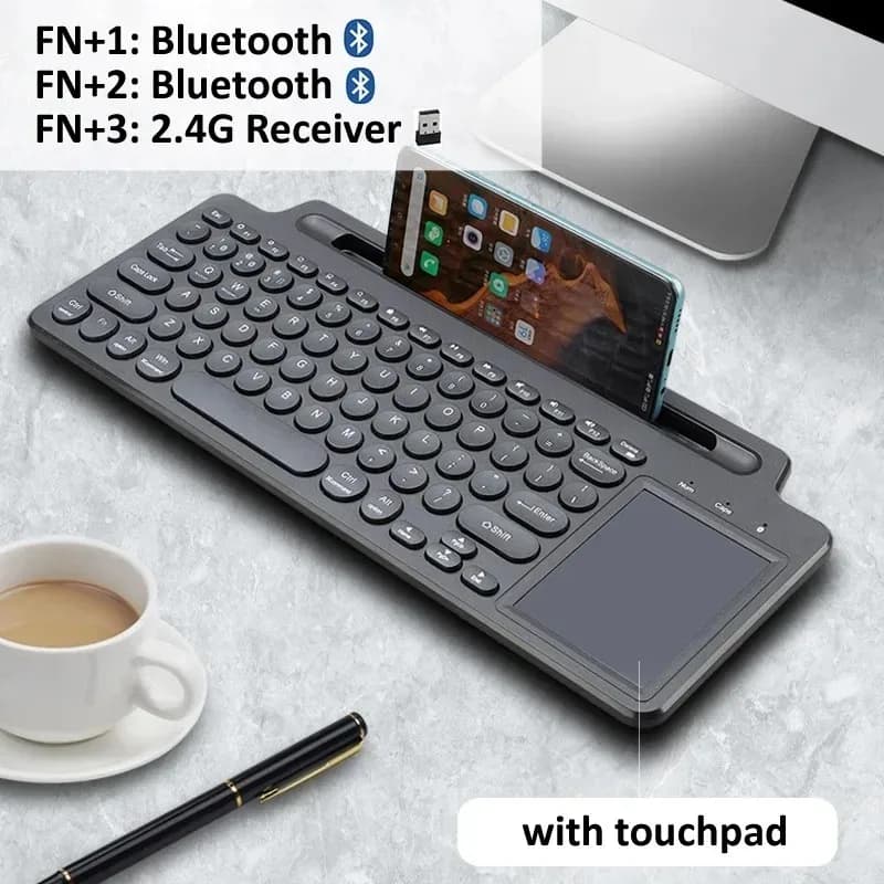Bluetooth Wireless Keyboard Mini Keyboard Universal 2.4G Gamer Keypad for Windows Android IOS Tablet iPad PC Accessories