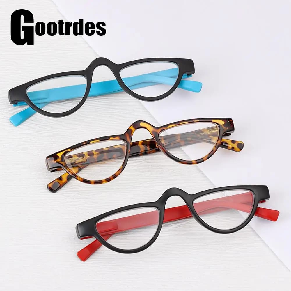 New Cat Eye Reading Glasses for Women Men Lightweight Clear Lens Presbyopic Eyeglasses Fashion Leopard Readers Eyewear +0~+3.5