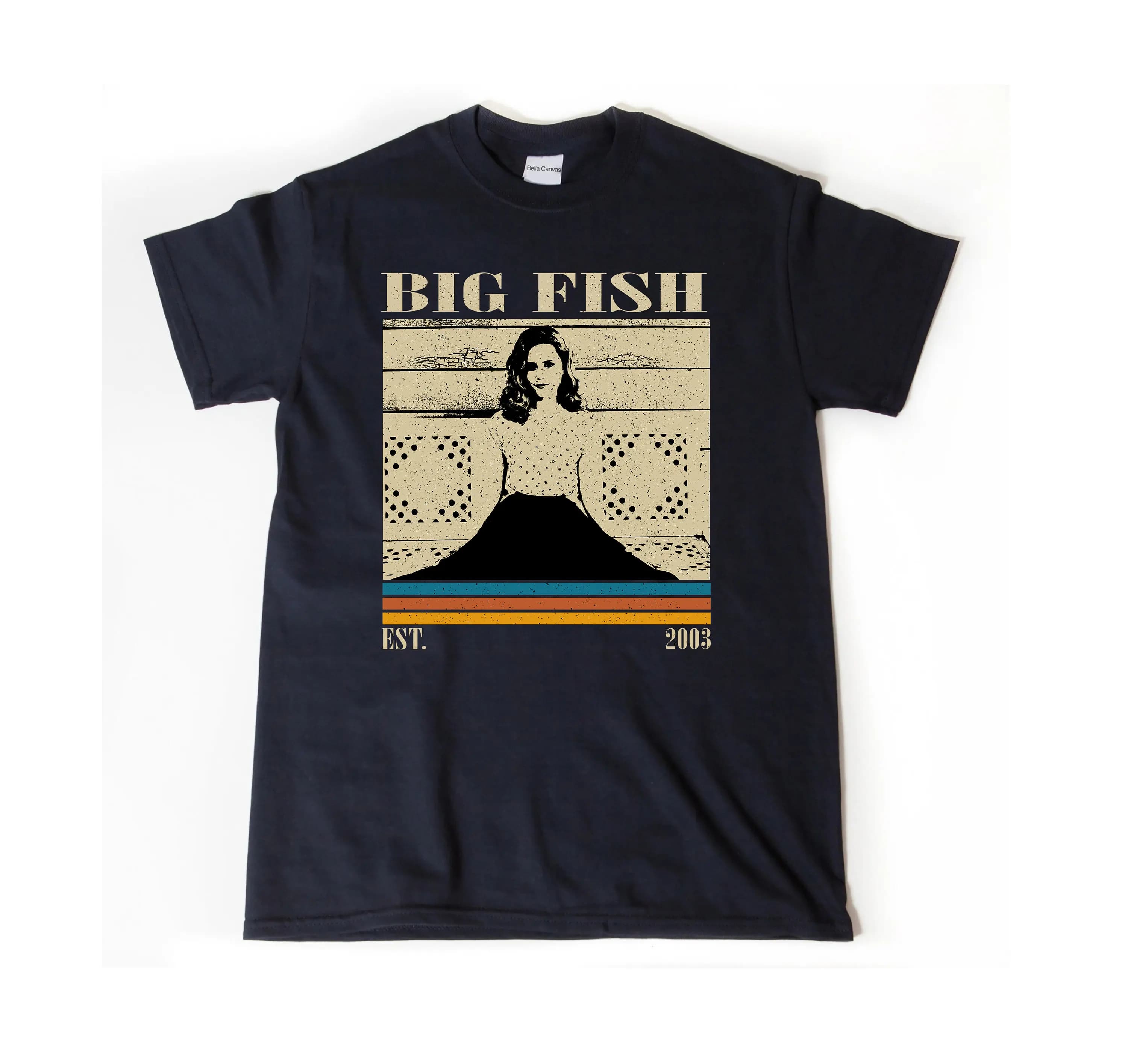 Big Fish T Shirt Movie Vintage Midcentury For Him Retro