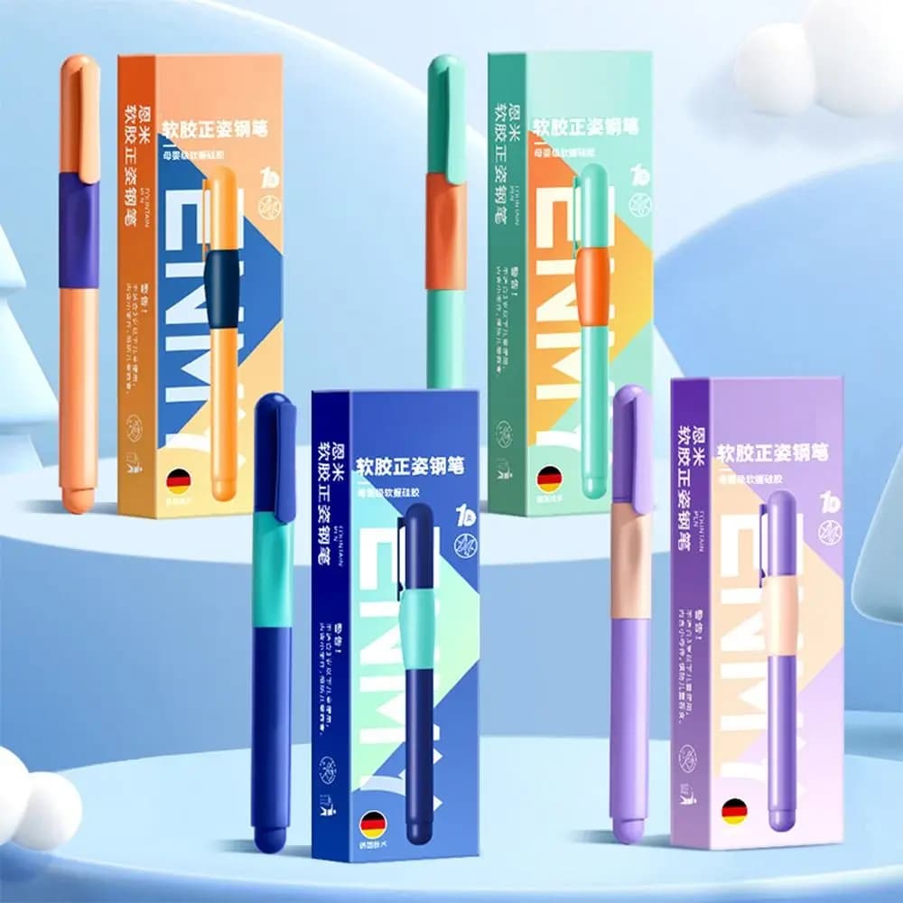 Professional Fountain Pen Replaceable Ink Sac Gel Pen Grip Posture Correction Writing Drawing Tool Changing Ink Sac Pens