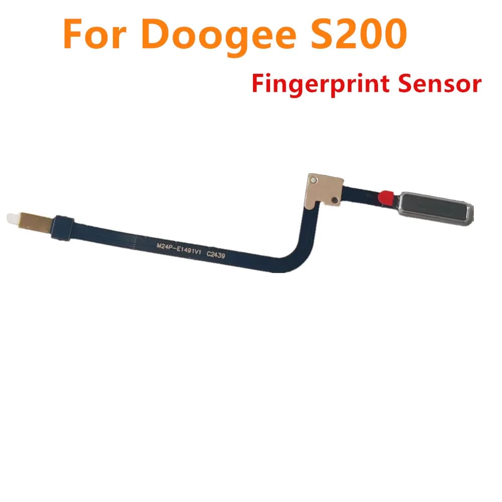 For Doogee S200 6.72inch Cell Phone New Original Fingerprint Button Components Key Sensor Flex Cable Repair Parts