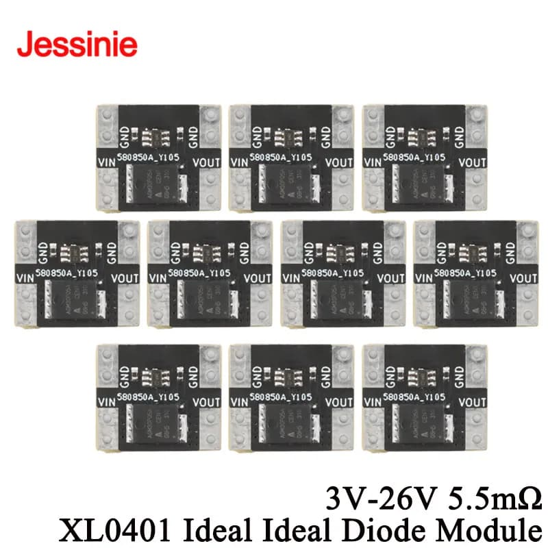10Pcs/1pc XL0401 Simulation Ideal Diode Ideal Diode Module Rectifier 3V-26V 5.5mΩ Low Internal Resistance MOS Board