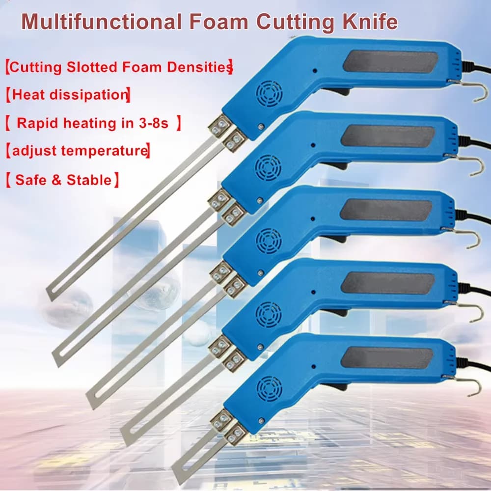 5-600 Temperature Electric Foam Cutter Hot Knife Tool Styrofoam Cutting Machine Hot Knife Non-Woven Fabric Rope Cutter