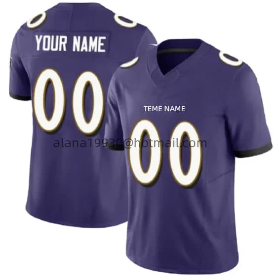 Custom Baltimore #89 Mark Andrews #2 Nate Wiggins #8 Lamar Jackson F.U.S.E. Stitched Jersey